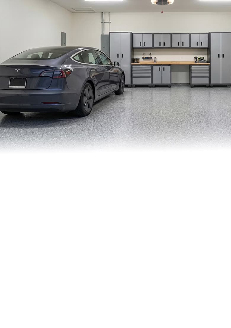 Garage floor coating transformation — Florida